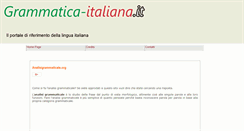 Desktop Screenshot of analisigrammaticale.org