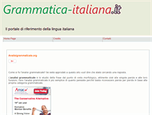 Tablet Screenshot of analisigrammaticale.org
